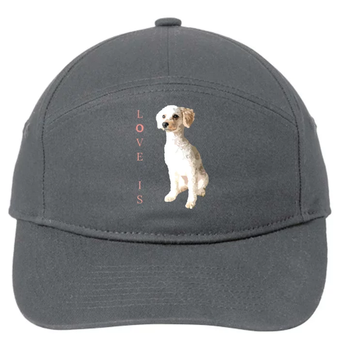 Toy Poodle Women Men Kids Dog Mom Dad Love Pet Gift T 7-Panel Snapback Hat