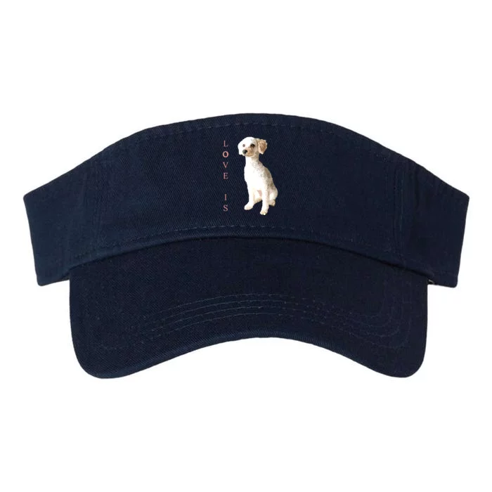 Toy Poodle Women Men Kids Dog Mom Dad Love Pet Gift T Valucap Bio-Washed Visor