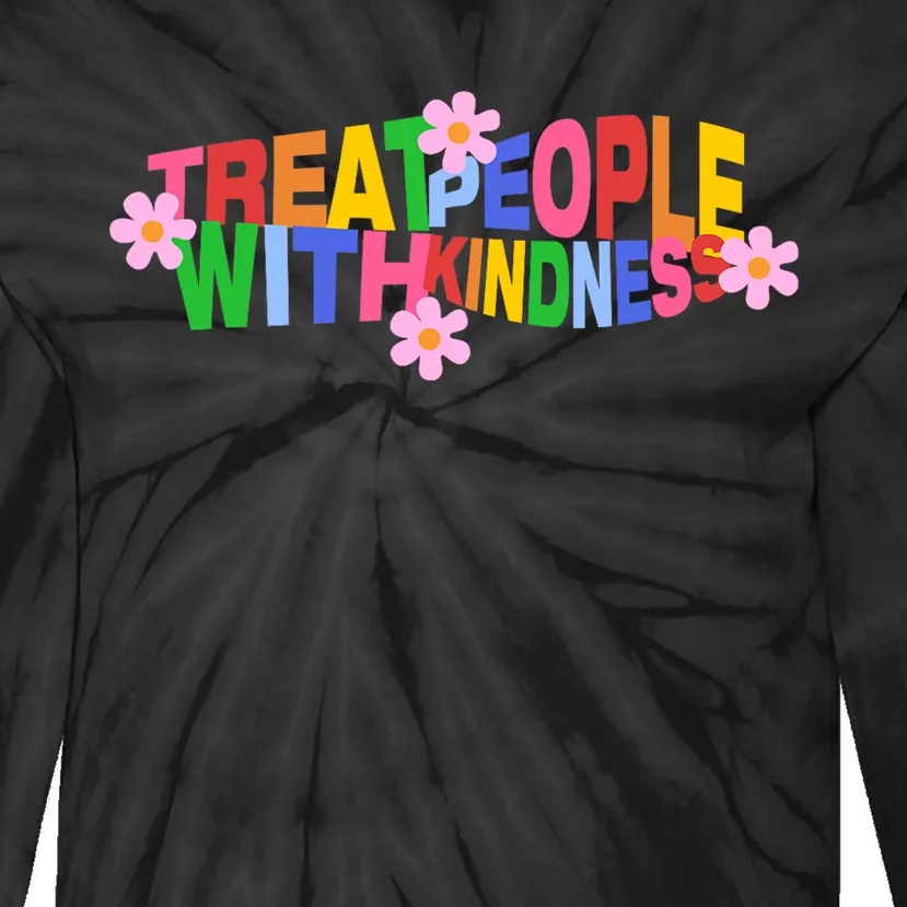 Treat People With Kindness Tie-Dye Long Sleeve Shirt