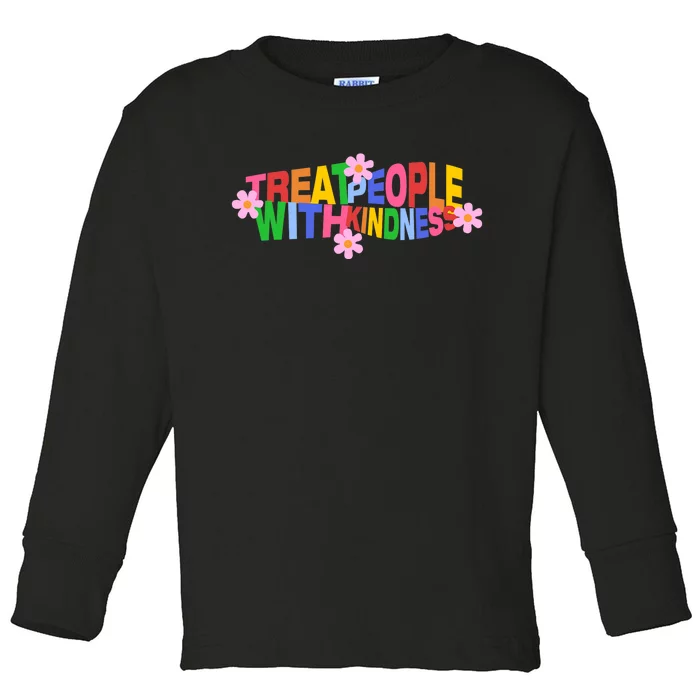 Treat People With Kindness Toddler Long Sleeve Shirt