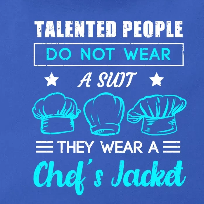 Talented People Wear A Chef Jacket Sous Chef Gift Zip Tote Bag