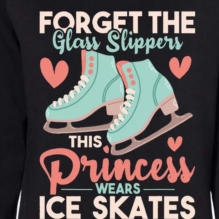 This Princess Wears Ice Skates Figure Ice Skating Womens California Wash Sweatshirt