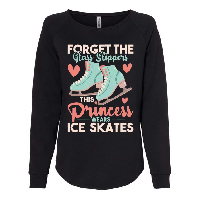 This Princess Wears Ice Skates Figure Ice Skating Womens California Wash Sweatshirt