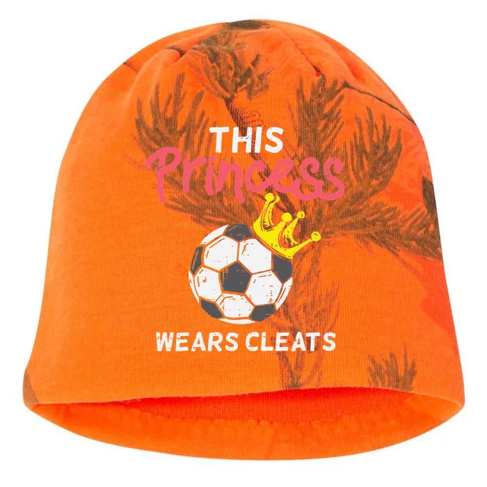 This Princess Wears Cleat Soccer Football Player Kati - Camo Knit Beanie