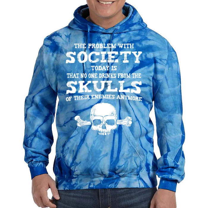 The Problem With Society Today Funny Graphic Tie Dye Hoodie