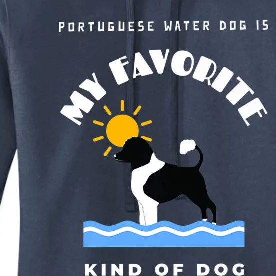 The Portuguese Water Dog My Favorite Kind Of Dog (Irish) Premium Women's Pullover Hoodie