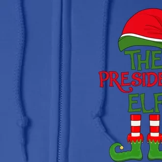 The President Xmas Group Matching Family Holiday Party Meaningful Gift Full Zip Hoodie