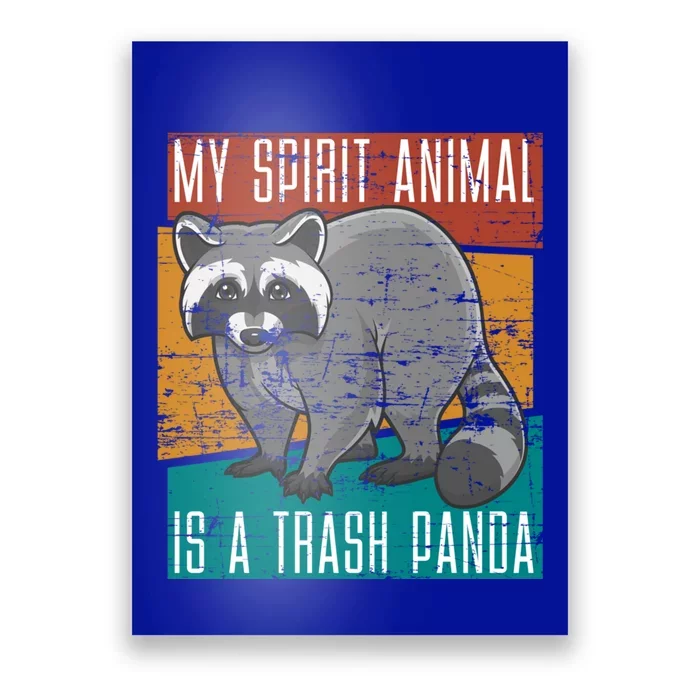 Trash Panda Zoo Keeper Gift Spirit Animal Racoon Cool Gift Poster