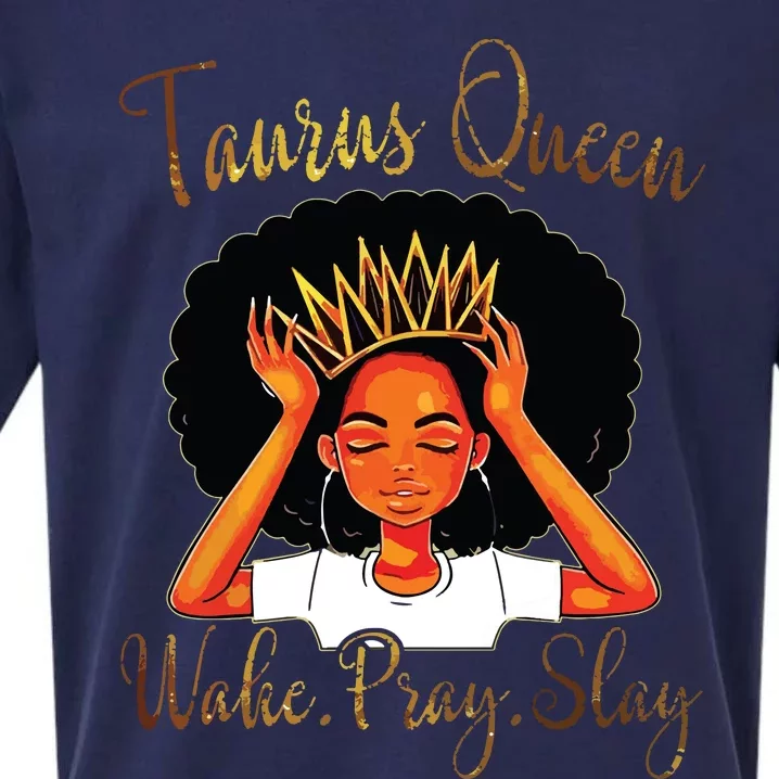 Taurus Queens Are Born In April 20 May 20 Gift Sueded Cloud Jersey T-Shirt