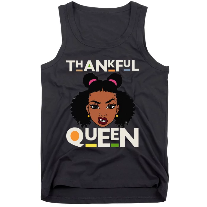 Thankful Queen Christian Black Woman Melanin Sista Tank Top