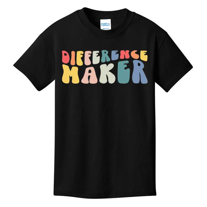 Teacher Quotes Difference Maker Teacher Life Teaching Kids T-Shirt