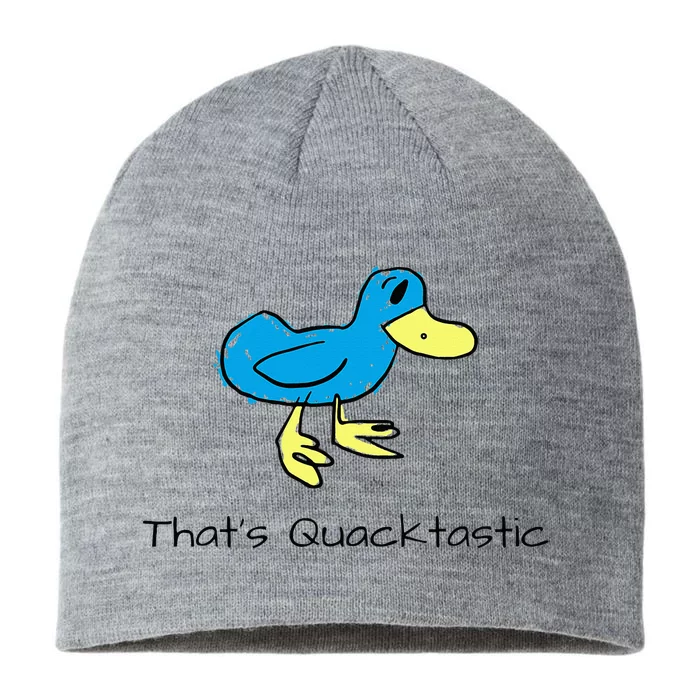 ThatS Quacktastic Funny Blue Duck 8 1/2in Sustainable Knit Beanie