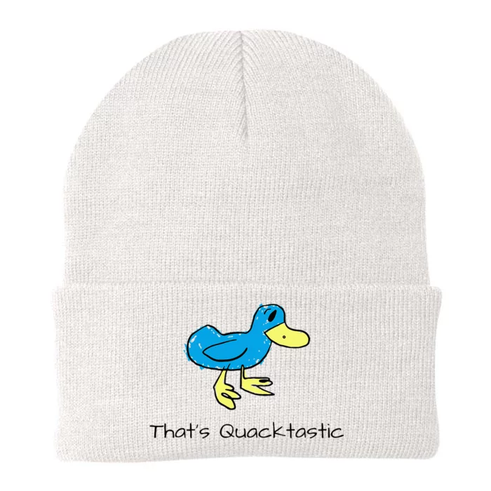 ThatS Quacktastic Funny Blue Duck Knit Cap Winter Beanie