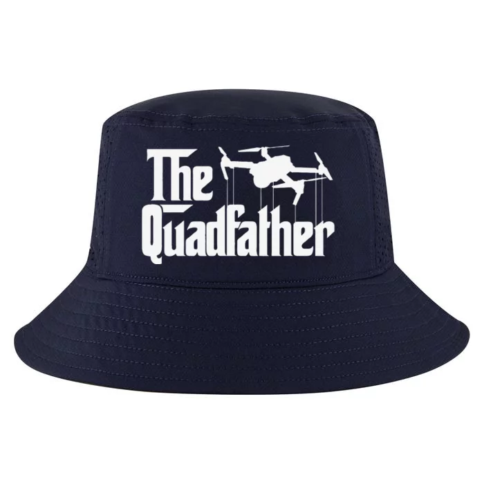 The Quadfather Funny Drone FPV Quadcopter Drone Pilot Dad Cool Comfort Performance Bucket Hat