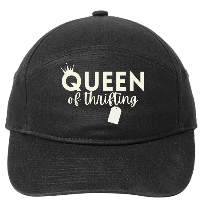 Thrifting Queen Garage Sale Picker Gift Thrift Shopper 7-Panel Snapback Hat