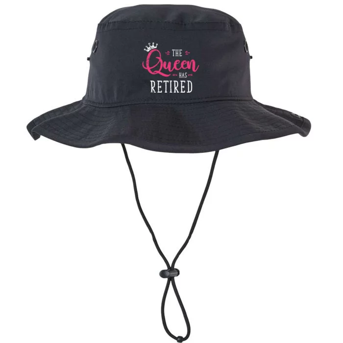 The Queen Has Retired Funny Retired Wo Gift Retirement Legacy Cool Fit Booney Bucket Hat