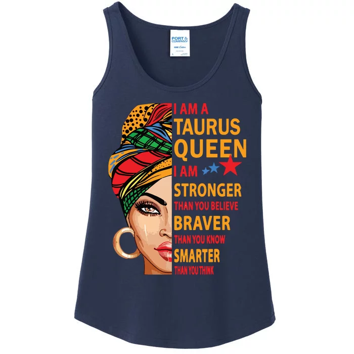 Taurus Queen I Am Stronger Birthday Gift For Taurus Zodiac Ladies Essential Tank