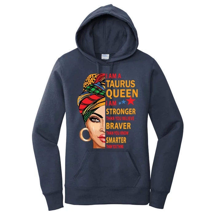 Taurus Queen I Am Stronger Birthday Gift For Taurus Zodiac Women's Pullover Hoodie