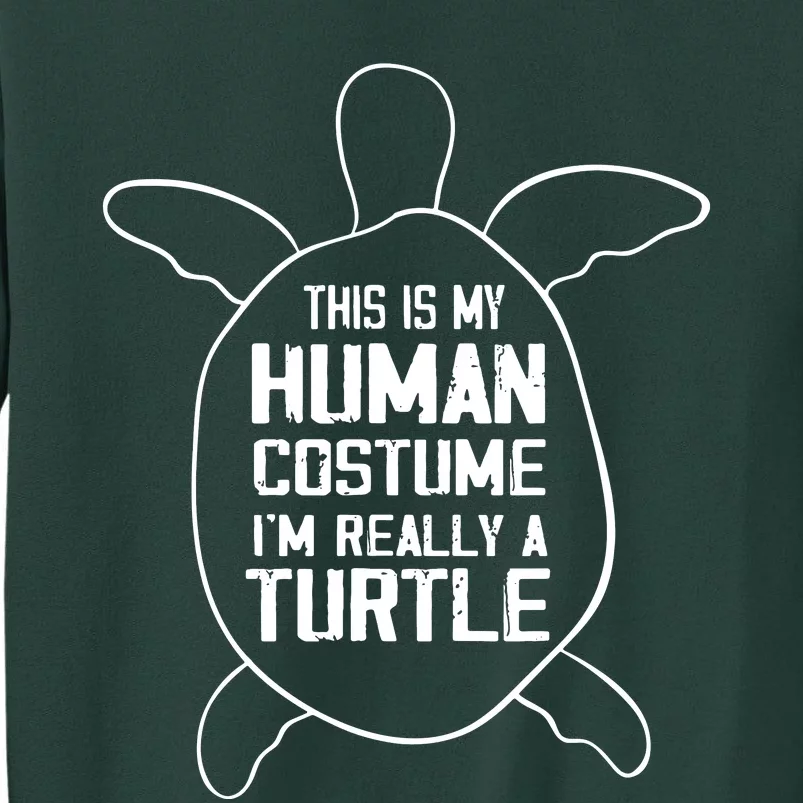 Turtle Quote  IM Really A Turtle Design Cool Turtle Sweatshirt