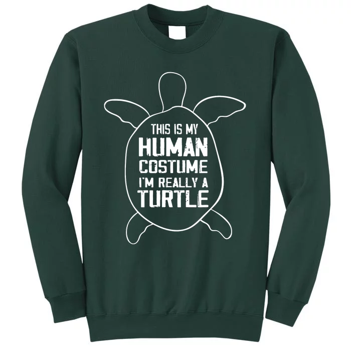 Turtle Quote  IM Really A Turtle Design Cool Turtle Sweatshirt