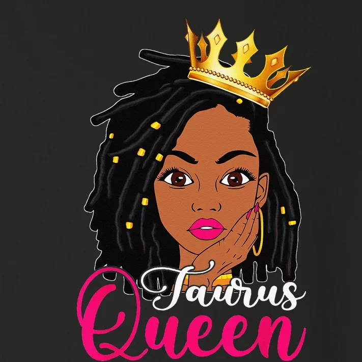 Taurus Queen Loc'd Hair Zodiac Birthday Black Wo Toddler Long Sleeve Shirt