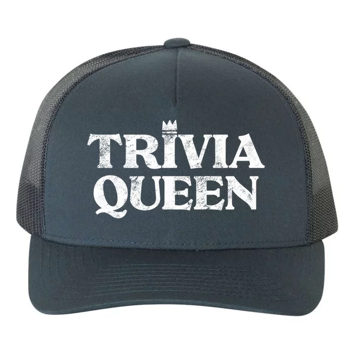 Trivia Queen Ladies Trivia Night Winner Game Prize For Champ Great Gift Yupoong Adult 5-Panel Trucker Hat