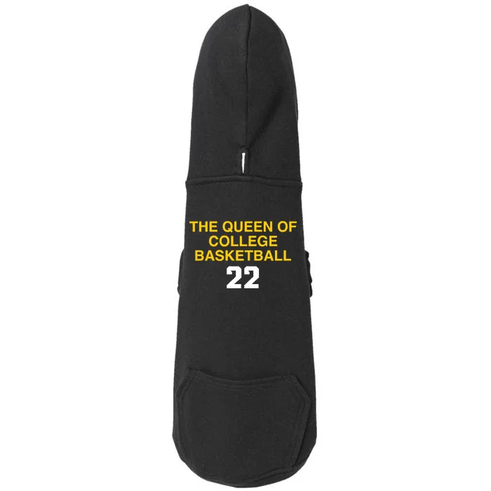 The Queen Of College Basketball 22 Doggie 3-End Fleece Hoodie