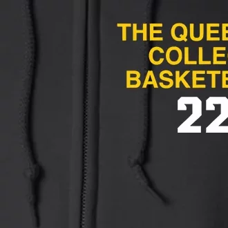 The Queen Of College Basketball 22 Full Zip Hoodie