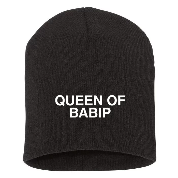 Taylormcgregor Queen Of Babip Short Acrylic Beanie