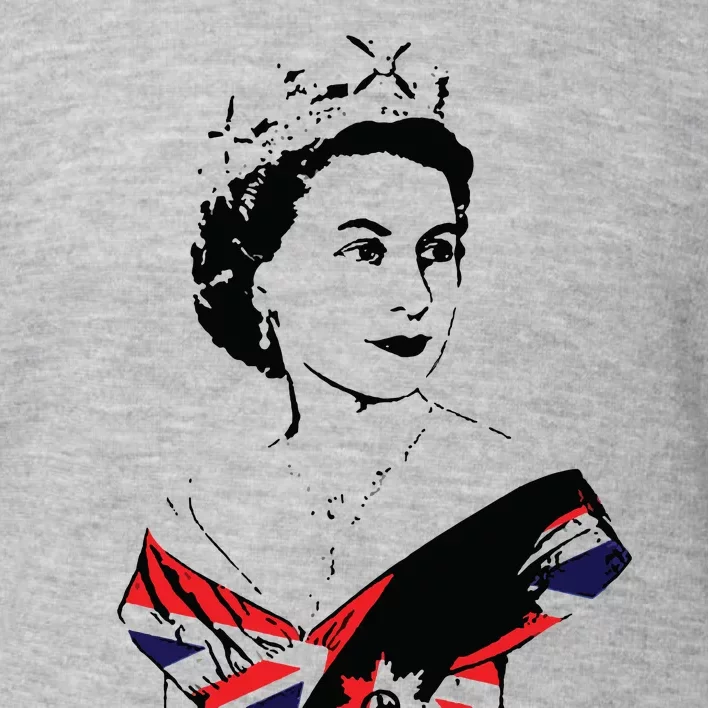 The Queens Platinum Jubilee 2022 Queen Elizabeth II Platinum Jubilee Toddler Sweatshirt