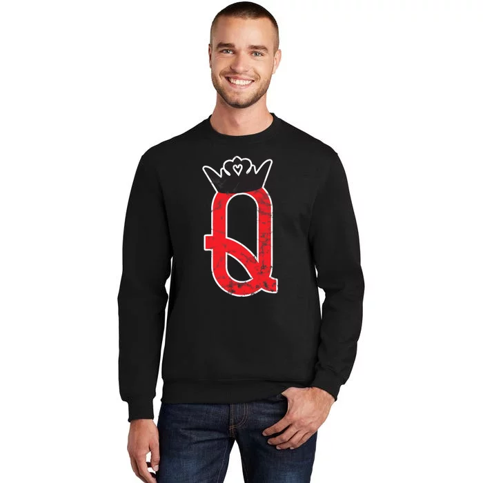 The Queen | Playing Card Poker Sweatshirt