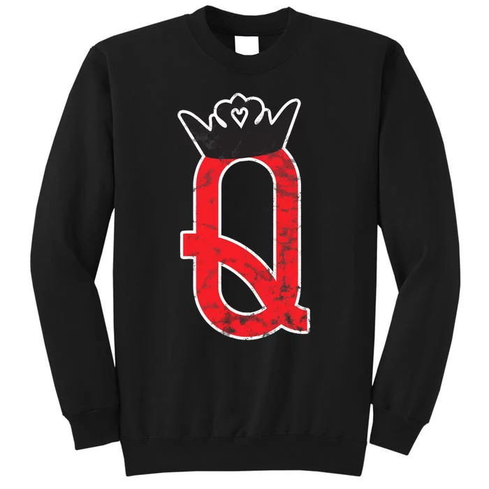 The Queen | Playing Card Poker Sweatshirt