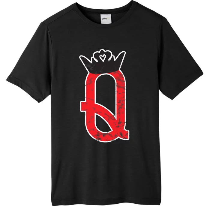 The Queen | Playing Card Poker ChromaSoft Performance T-Shirt