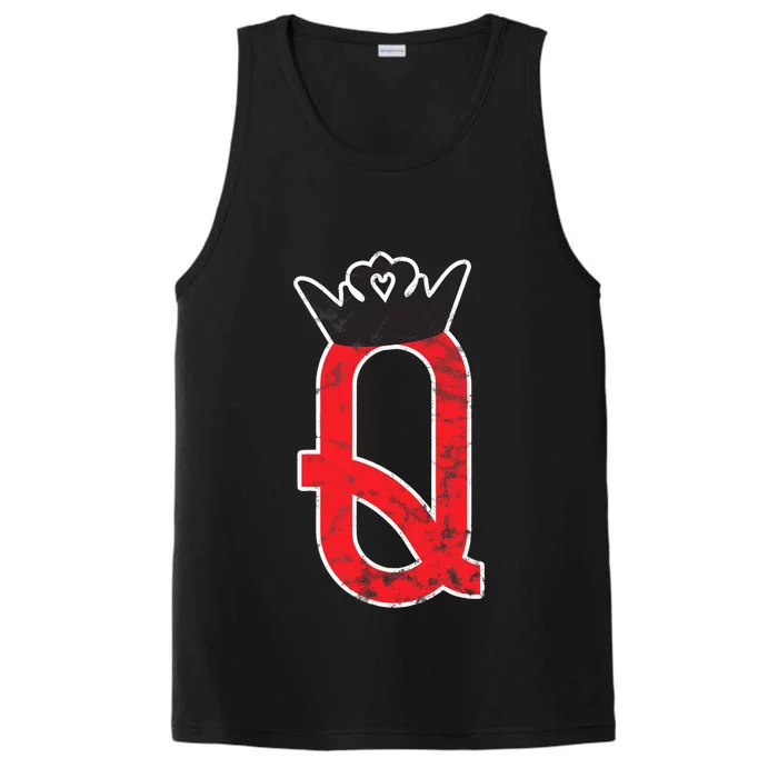 The Queen | Playing Card Poker Performance Tank