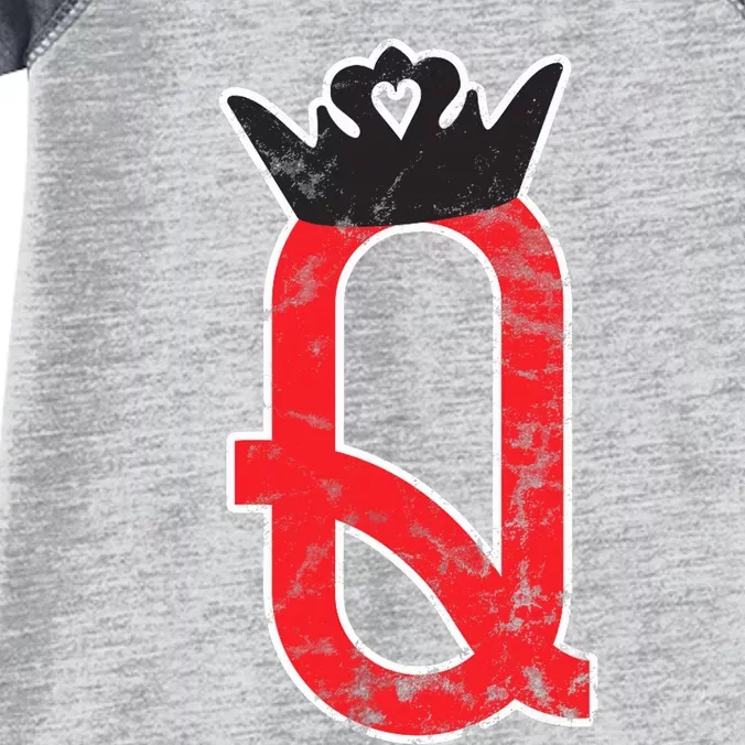 The Queen | Playing Card Poker Infant Baby Jersey Bodysuit