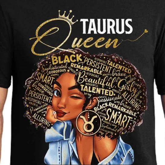 Taurus Queen Sweet As Candy Birthday Gift For Black Wo Pajama Set