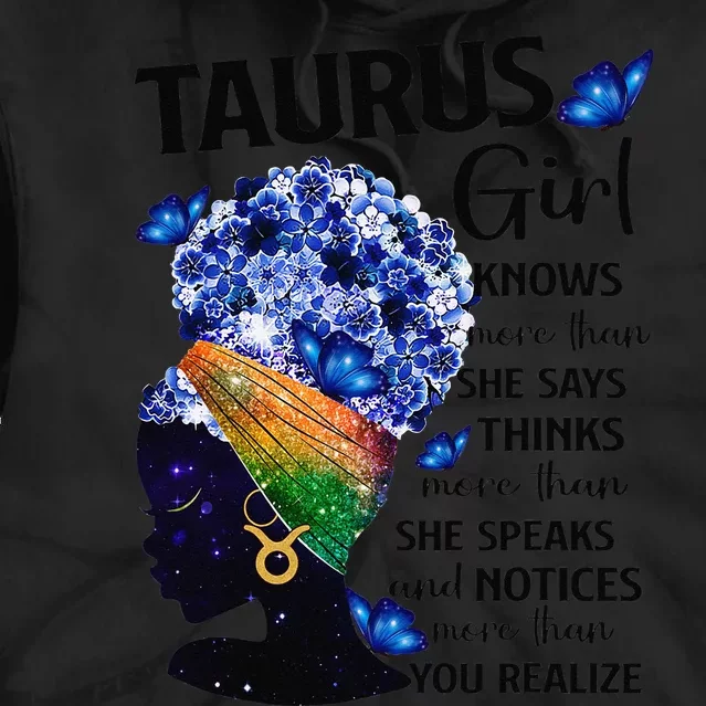 Taurus Queen Sweet As Candy Birthday Gift For Black Wo Tie Dye Hoodie