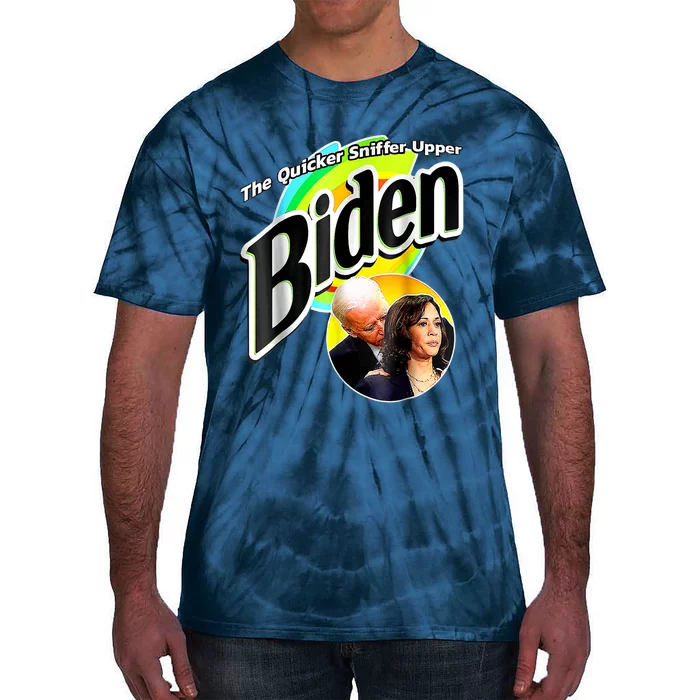 The Quicker Sniffer Upper Anti Biden Pro Trump Tee Tie-Dye T-Shirt