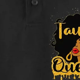 Taurus Queen Zodiac Sign Birthday Afro Black Woman Dry Zone Grid Performance Polo