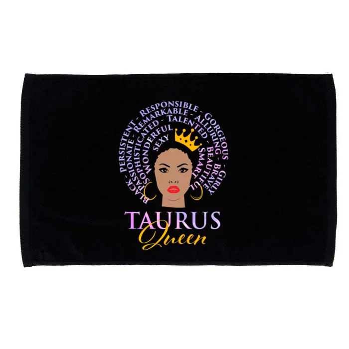 Taurus Queen Zodiac Sign Astrology Astrologer Horoscope Gift Microfiber Hand Towel