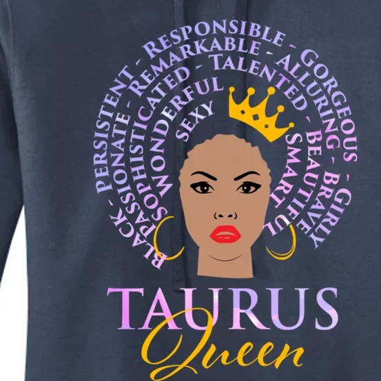 Taurus Queen Zodiac Sign Astrology Astrologer Horoscope Gift Women's Pullover Hoodie