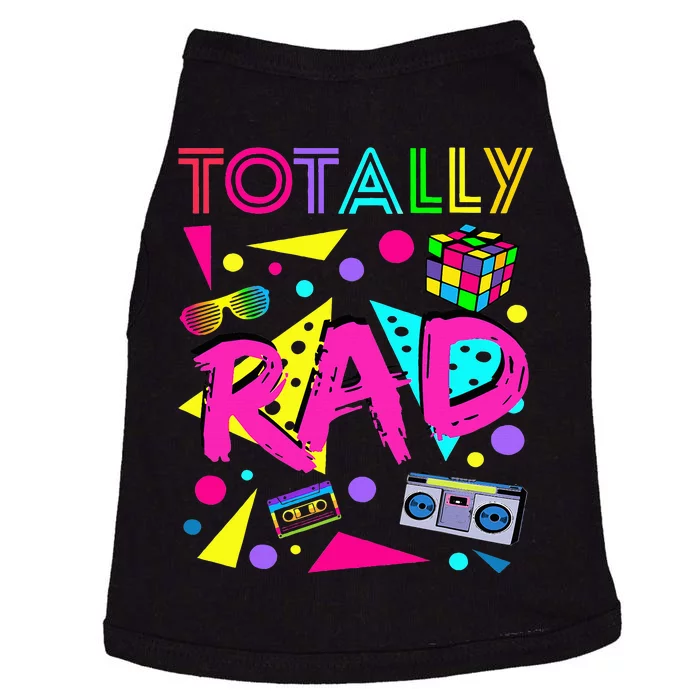 Totally Rad 1980s Vintage Eighties Party Doggie Tank