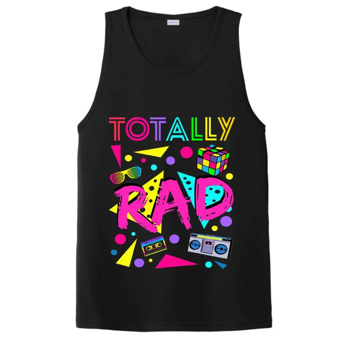 Totally Rad 1980s Vintage Eighties Party Performance Tank