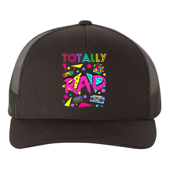 Totally Rad 1980s Vintage Eighties Costume Party Yupoong Adult 5-Panel Trucker Hat