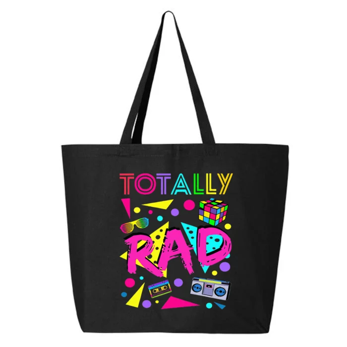 Totally Rad 1980s Vintage Eighties Costume Party 25L Jumbo Tote