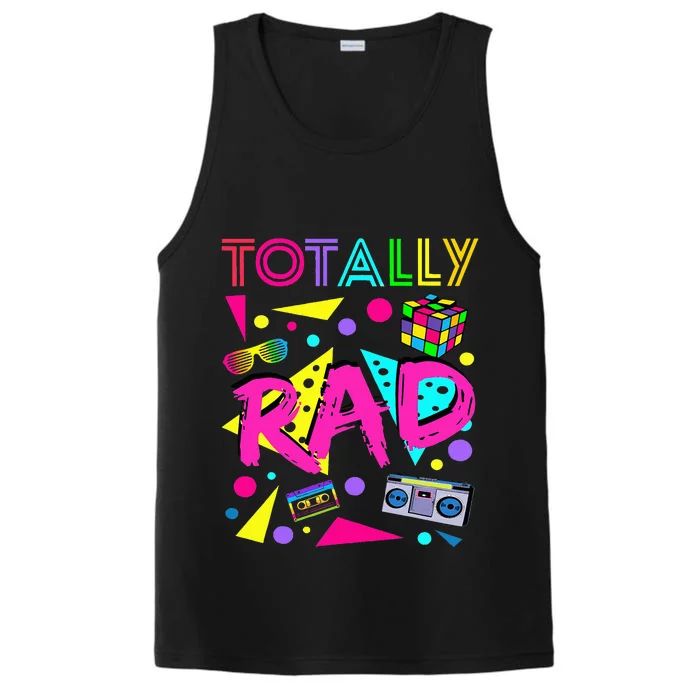 Totally Rad 1980s Vintage Eighties Costume Party Performance Tank