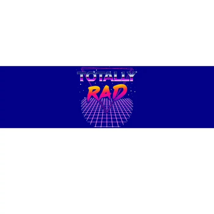 Totally Rad 1980s Halloween Costume 80s Grid Outer Space Bumper Sticker