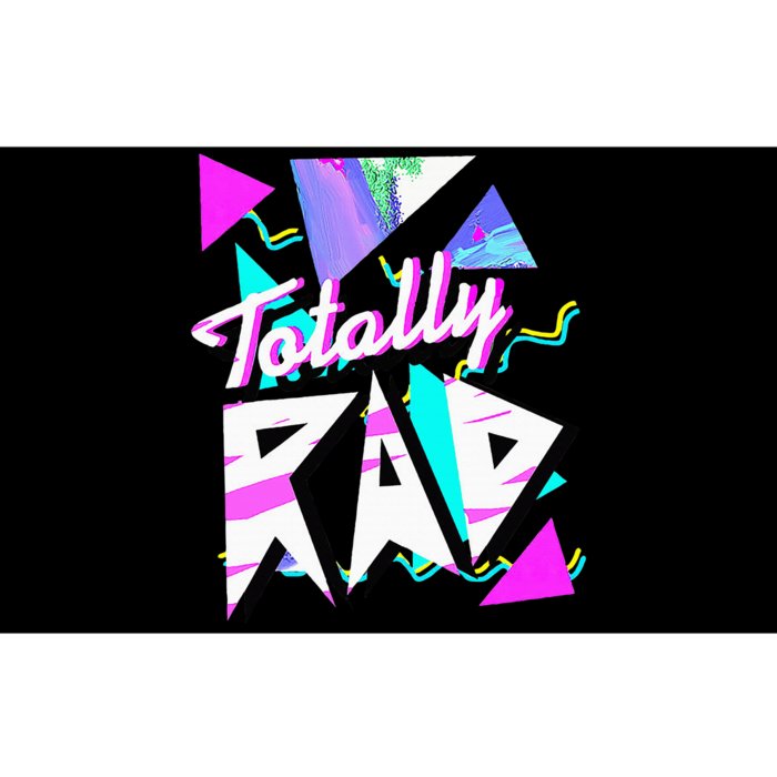 Totally Rad 1980s Vintage Eighties Costume Party Funny 80S Bumper Sticker