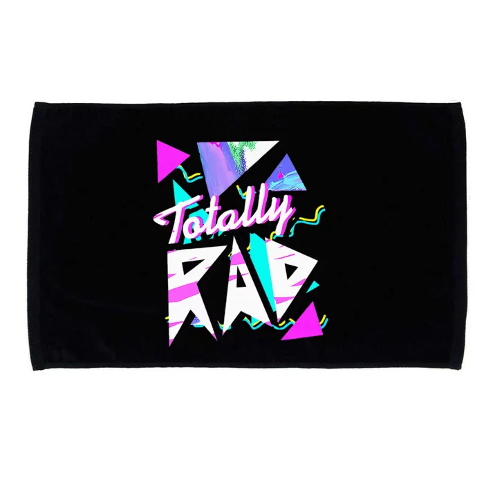 Totally Rad 1980s Vintage Eighties Costume Party Funny 80S Microfiber Hand Towel