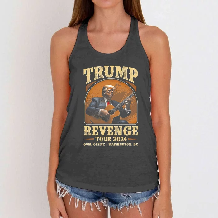 Trump Revenge 2024 Women's Knotted Racerback Tank